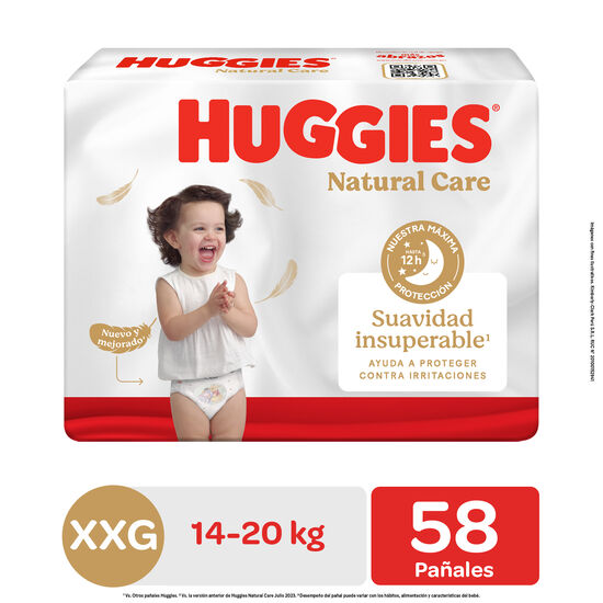 Pañal Huggies Natural Care BigPack